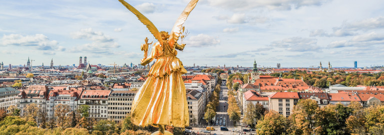 München Friedensengel von hinten